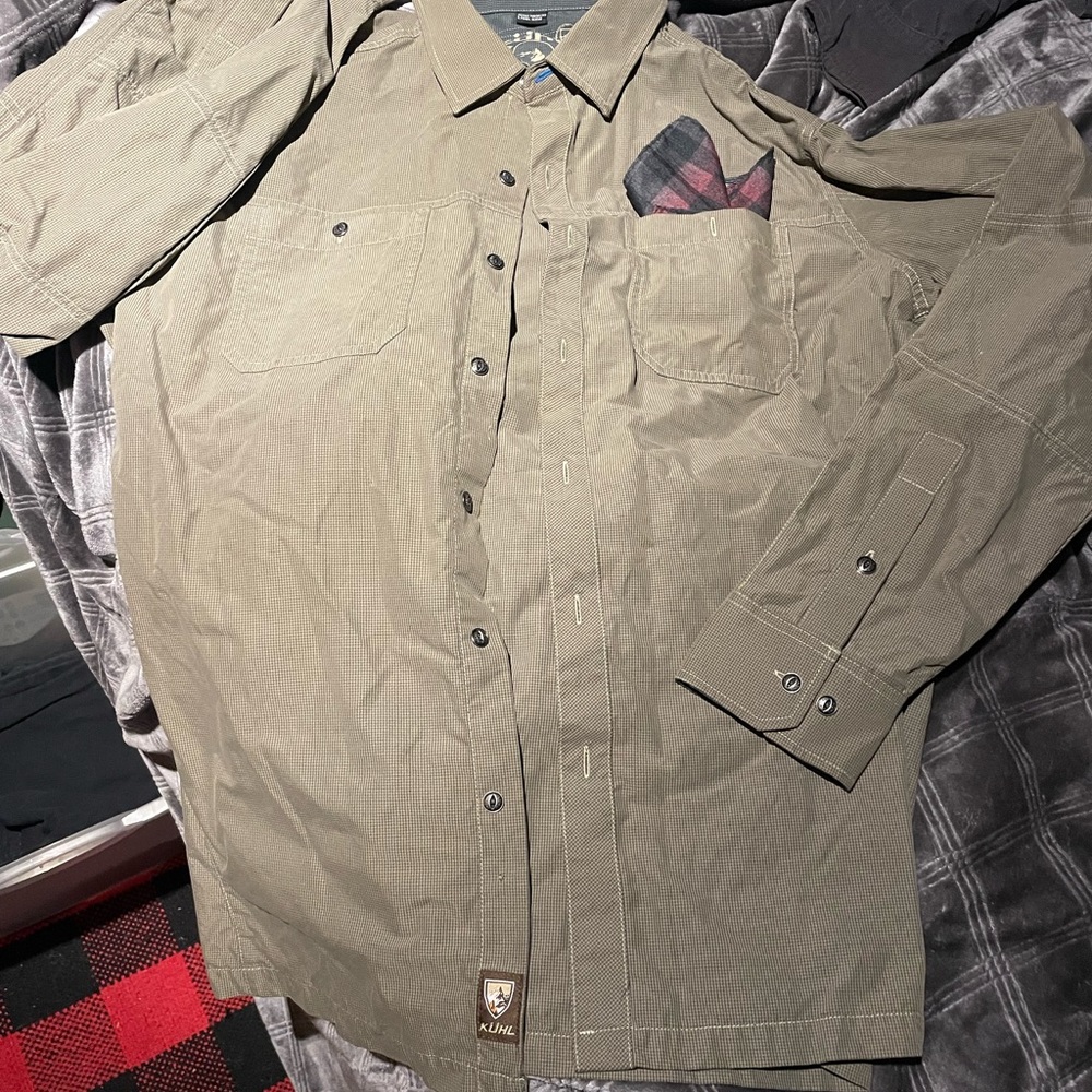 Plaid Kuhl shirt